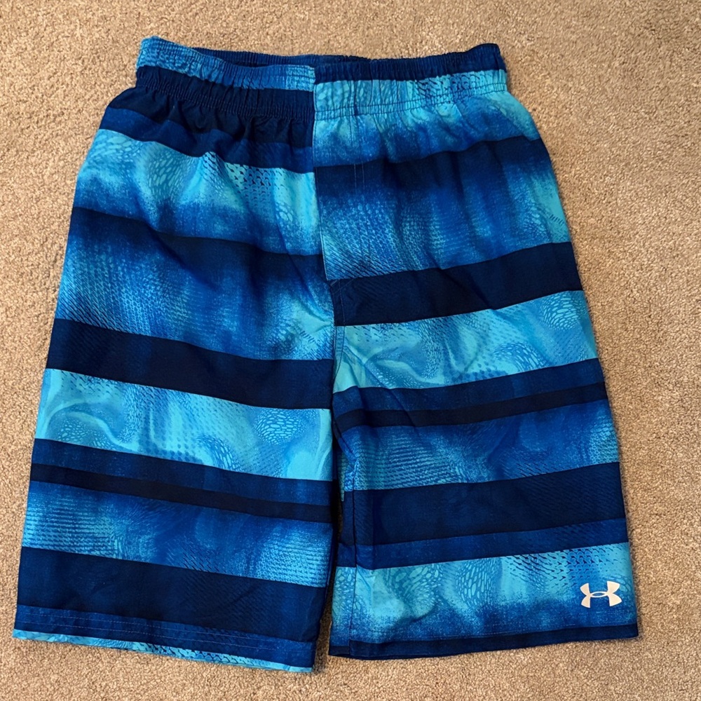 Under Armour Kids Ocean Blue swim trunks